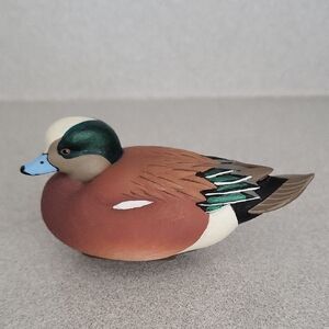 Jett Brunet 2008 Wigeon Miniature Duck Decoy Ducks Unlimited